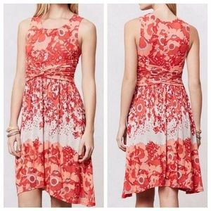New Anthropologie Lilka Coral Gardens Dress